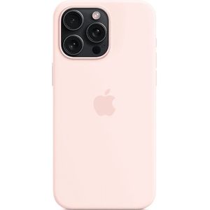 Apple Iphone 15 Pro Max Siliconenhoesje Met Magsafe - Lichtroze