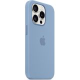 Apple Siliconenhoesje met MagSafe geschikt voor iPhone 15 Pro Max Winter Blue