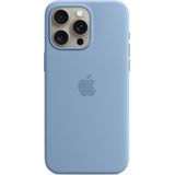 Apple Siliconenhoesje met MagSafe geschikt voor iPhone 15 Pro Max Winter Blue