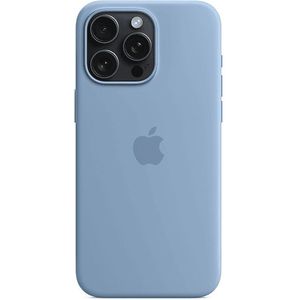 Apple Siliconenhoesje met MagSafe voor iPhone 15 Pro Max - Winterblauw ​​​​​​​