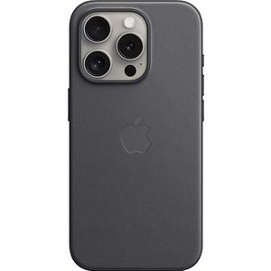 Apple FineWoven Backcover MagSafe voor de iPhone 15 Pro - Zwart
