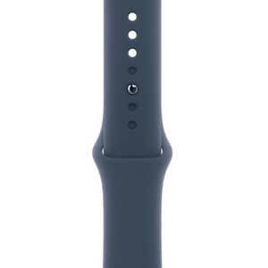 Sport Band voor de Apple Watch Series 1 t/m 10 / SE / Ultra (2) (44/45/46/49 mm) - Maat M/L - Storm Blue