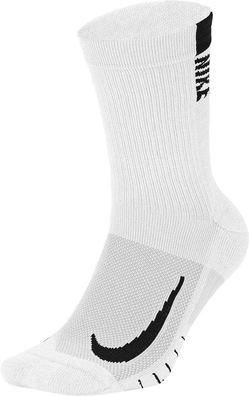 Nike Multiplier Crew Sportsocken 2er Pack - Weiß, Schwarz, Größe 42-46