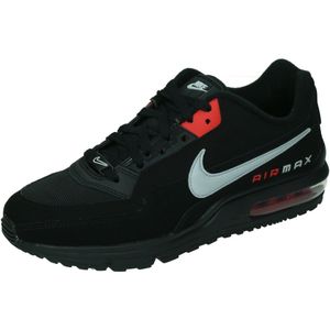 Nike Air Max Ltd 3 Hardloopschoen voor heren, Black Lt Smoke Grey University Red, 44 EU