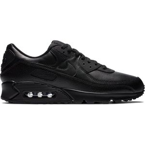 Nike Air Max 90 Leather Heren Sneakers Black/Black Black