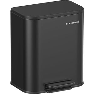 SONGMICS Keukenprullenbak - Pedaalemmer - Metaal - 50 Liter - Softclose SONGMICS Keukenprullenbak - Pedaalemmer - Metaal - 50 Liter - Softclose