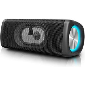 Nictiv Bluetooth-luidspreker, 20 W, met draadloze stereo-koppeling, intensieve bas, draagbare luidsprekerbox, Bluetooth 5.0, IP67 muziekbox, soundbox met AUX/TF/microfoon