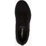 Veterschoenen - Zwart - Gepolsterde Schaprand - Textiel Binnenzool