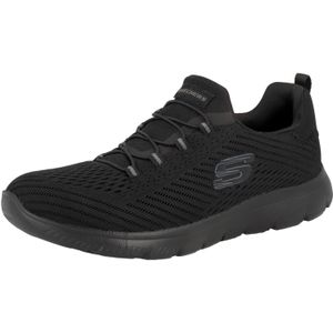 Skechers - Summits - Instapschoenen - Zwart - Mesh-Textiel