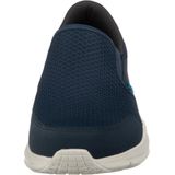 Skechers Equalizer Slip-On Sneaker Slipper, Freizeitschuh mit Air Cooled Memory Foam Ausstattung