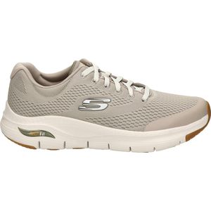 Skechers - Arch Fit - Sneakers - Taupe - Textiel - Air Cooled Memory Foam