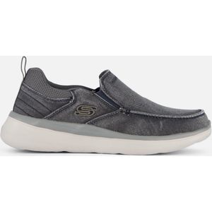 Skechers Delson 2.0 Larwin Slip On Sneakers voor heren, Blauw Canvas, 45 EU