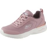 Skechers Skech-Air Dynamight Fast Brake Baskets pour femme, Bordure en maille mauve blanc cassé, 38 EU