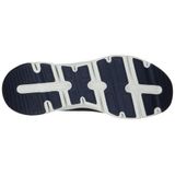 Skechers Arch Fit Slip On Sneakers voor heren, Blauw Navy Textiel Synthetische Trim Nvy, 40 EU