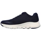 Skechersvoor mannen. 232040 Arch Fit Schoenen marino (44), Stof, Plat, 3 tot 5 cm, Veters, Sportief, Marineblauw