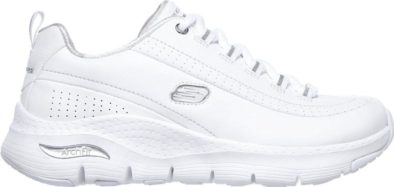 Skechers Arch Fit - Citi Drive Dames Sneakers - White Silver