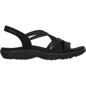 Skechers Reggae Slim - Simply Stretch Dames Sandalen - Black