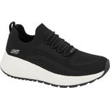 Skechers Bobs Sparrow 2.0-Allegiance Crew Sneakers voor dames, Black Engineered Knit, 35 EU