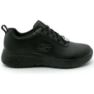 Skechers, Marsing-Gmina Zwarte Werkschoenen Zwart, Dames, Maat:38 EU