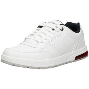 Skechers Evenston Sneakers Wit Textiel - Heren - Maat 44