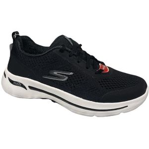 Skechers Go walk Arch Fit dames sneaker - 124404 BKW Zwart - Maat 38.5