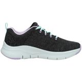 Skechers - Arch Fit Comfy Wave - Dames Sneakers - Zwart