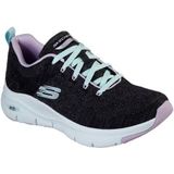 Skechers - Arch Fit Comfy Wave - Dames Sneakers - Zwart