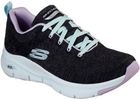 Skechers - Arch Fit Comfy Wave - Dames Sneakers - Zwart