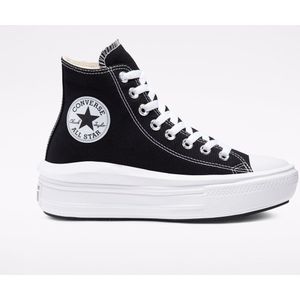 Converse Chuck Taylor All Star Move Zwart Wit - Sneaker - 568497C