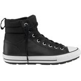 CONVERSE Chuck Taylor All Star Berkshire Boot van kunstleer voor heren, Zwart Wit Zwart, 37 EU