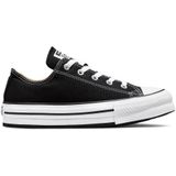 Converse Chuck Taylor All Star Eva Lift Canvas Platform Sneakers voor kinderen, uniseks, zwart-wit/zwart., 36 EU