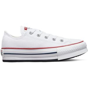 Converse Chuck Taylor All Star Witte Sneakers Met Liftplatform - Streetwear - Kind