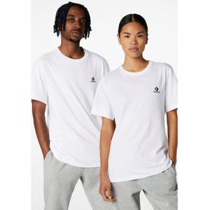 T-shirt - Wit - Uniseks - Korte Mouwen - Ronde Hals