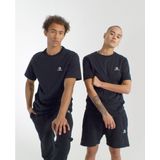 Converse - GO-TO EMBROIDERED STAR CHEVRON TEE - T-shirt - Zwart - Uniseks