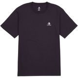 Converse - GO-TO EMBROIDERED STAR CHEVRON TEE - T-shirt - Zwart - Uniseks