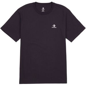 Converse - GO-TO EMBROIDERED STAR CHEVRON TEE - T-shirt - Zwart - Uniseks