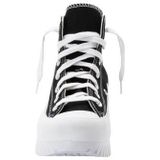 Converse Chuck Taylor All Star Lugged 2.0 damessneakers, Egret zwart wit
