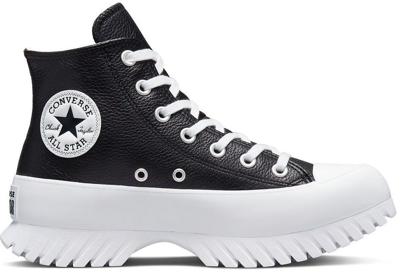 Converse - Chuck Taylor All Star Lugged 2.0 - Hoge Sneakers - Zwart - Leer
