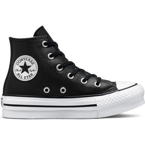 Leren sneakers All Star Eva Lift Foundation Leather CONVERSE. Leer materiaal. Maten 31. Zwart kleur