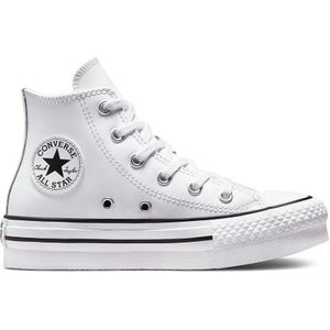 Leren sneakers All Star Eva Lift Foundation Leather CONVERSE. Leer materiaal. Maten 33. Wit kleur