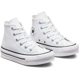 Converse  Chuck Taylor All Star Eva Lift Leather Foundation Hi  Sneakers  kind Wit