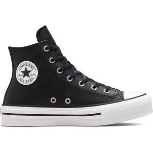 Leren sneakers All Star Eva Lift Foundation Leather CONVERSE. Leer materiaal. Maten 36. Zwart kleur