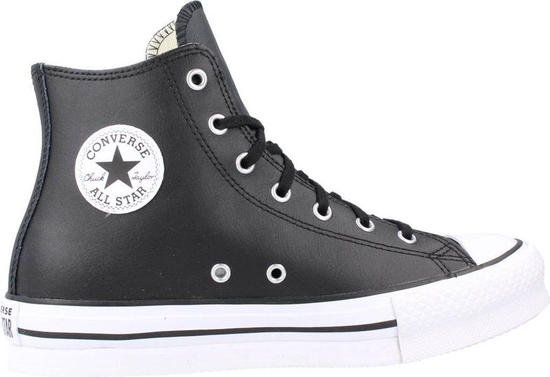 CONVERSE - All Star Eva Lift - Sneakers - Zwart - Leer