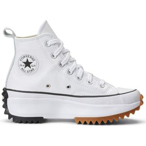 Converse - Run Star Hike Platform Foundational Leather - Sportschoenen - Wit/zwart/gum