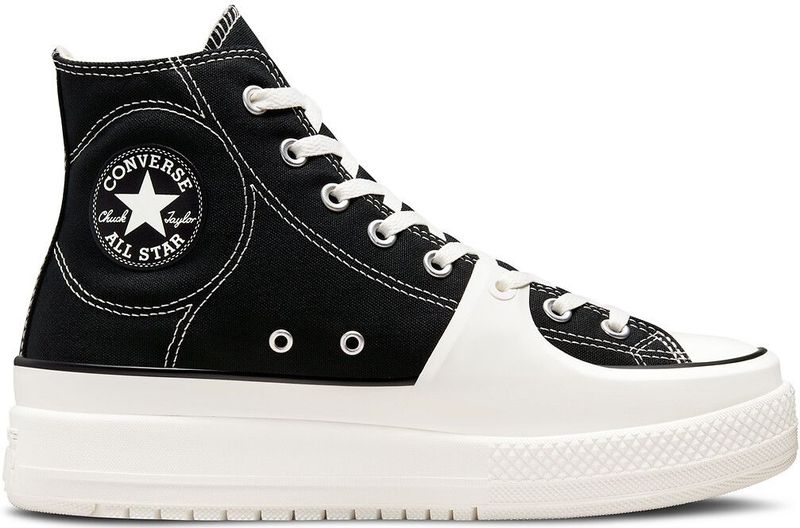 CONVERSE - Sneakers Construct Hi Workwear Textures - Zwart - Canvas