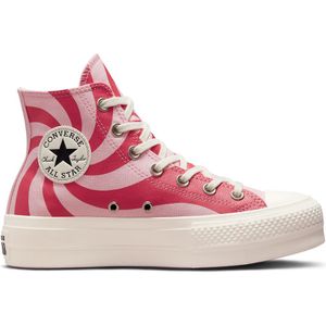 Sneakers Chuck Taylor Lift Hi Color Candy CONVERSE. Canvas materiaal. Maten 36. Roze kleur