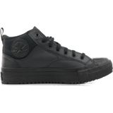 Converse Chuck Taylor All Star Malden Street Mid Sneakers Leren Sneaker Heren Zwart