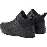 Converse Chuck Taylor All Star Malden Street Mid Sneakers Leren Sneaker Heren Zwart