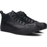 Converse Chuck Taylor All Star Malden Street Mid Sneakers Leren Sneaker Heren Zwart