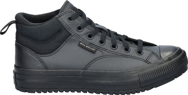 Converse Chuck Taylor All Star Malden Street Mid Sneakers Leren Sneaker Heren Zwart